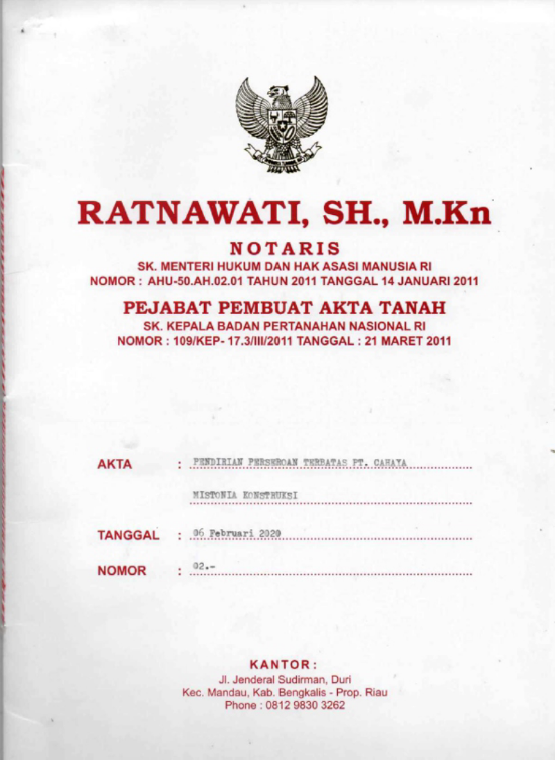 Sertifikat 1